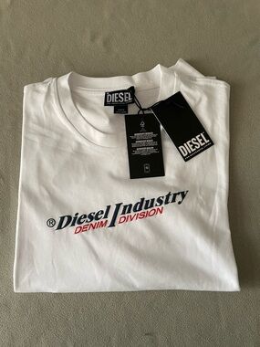 NWT Diesel For Successful Living T-Shirt White Size Medium